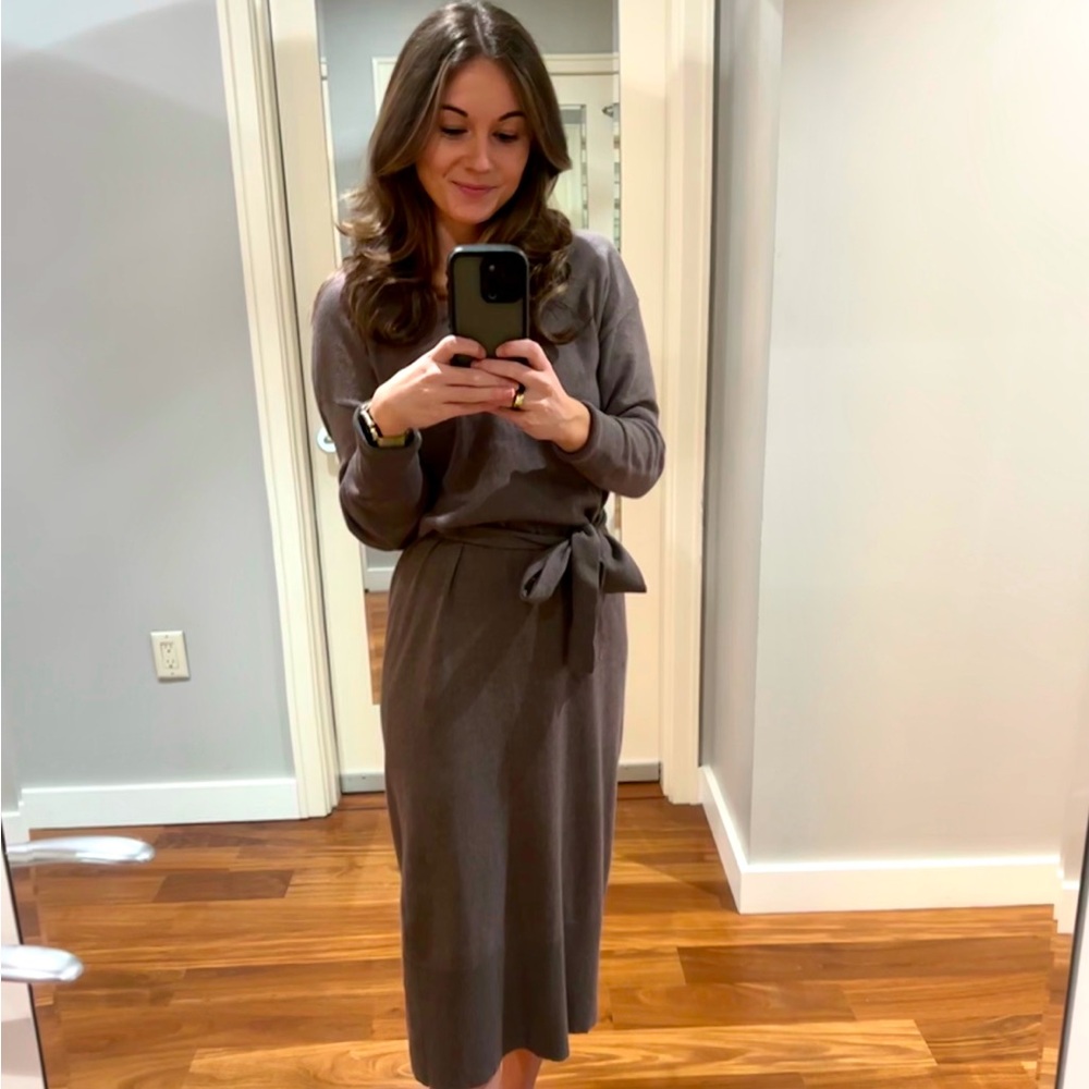 Rails Margot belted sweater dress